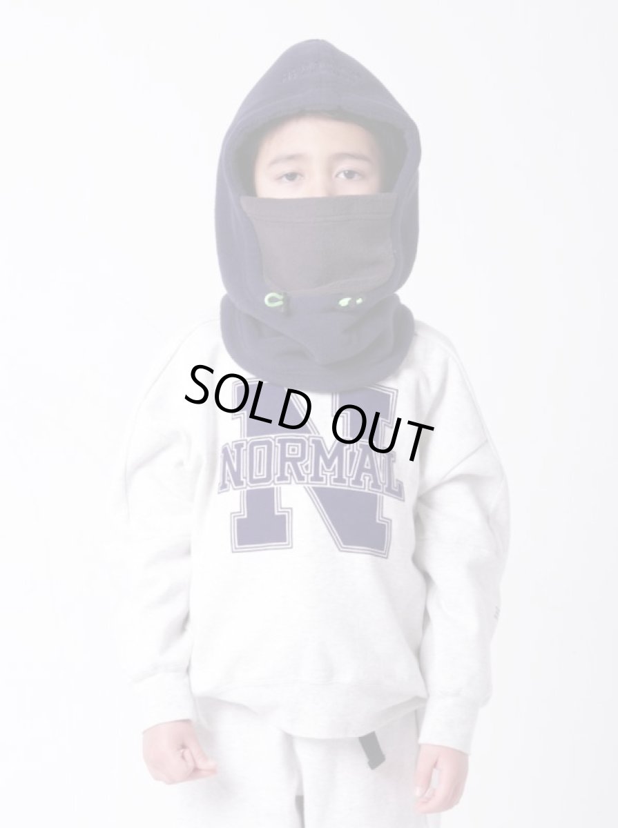画像2: ハイキング キッズ フードウォーマー HIGHKING weather hood warmer【navy】【free size】子供服 (2)