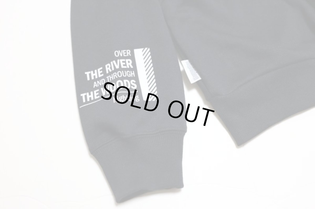 画像7: ハイキング キッズ スウエット HIGHKING 2face sweat 【black】【100 110 120】 (7)