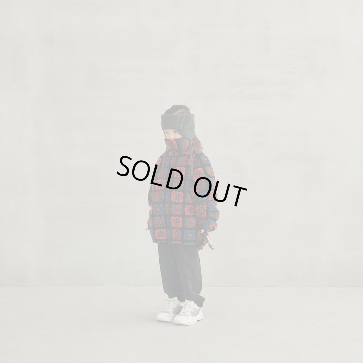 画像3: MOUNTEN. マウンテン 子供服 flower boa blouson【black】【110-140cm】 (3)