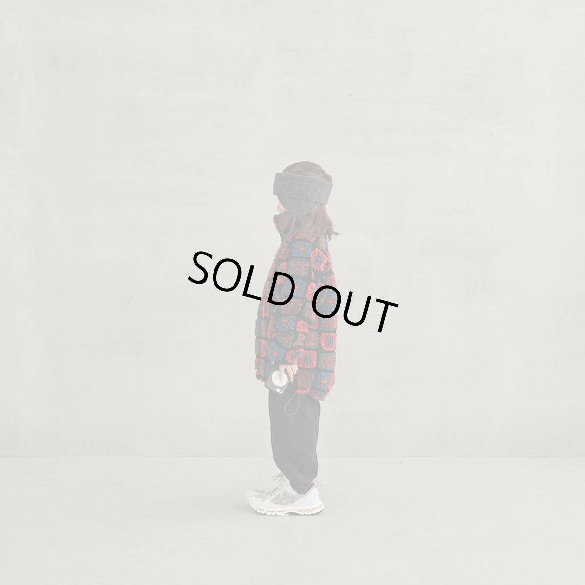 画像4: MOUNTEN. マウンテン 子供服 flower boa blouson【black】【110-140cm】 (4)