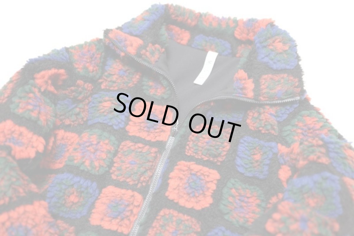 画像9: MOUNTEN. マウンテン 子供服 flower boa blouson【black】【110-140cm】 (9)