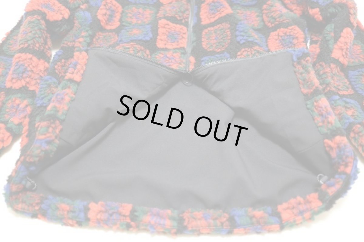 画像13: MOUNTEN. マウンテン 子供服 flower boa blouson【black】【110-140cm】 (13)