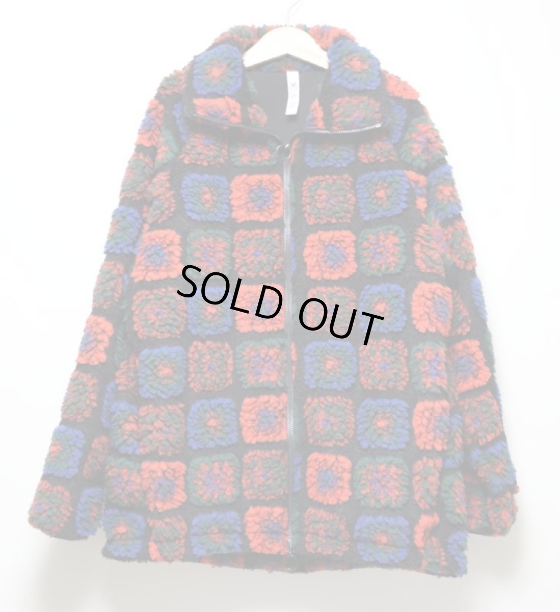 画像6: MOUNTEN. マウンテン 子供服 flower boa blouson【black】【110-140cm】 (6)