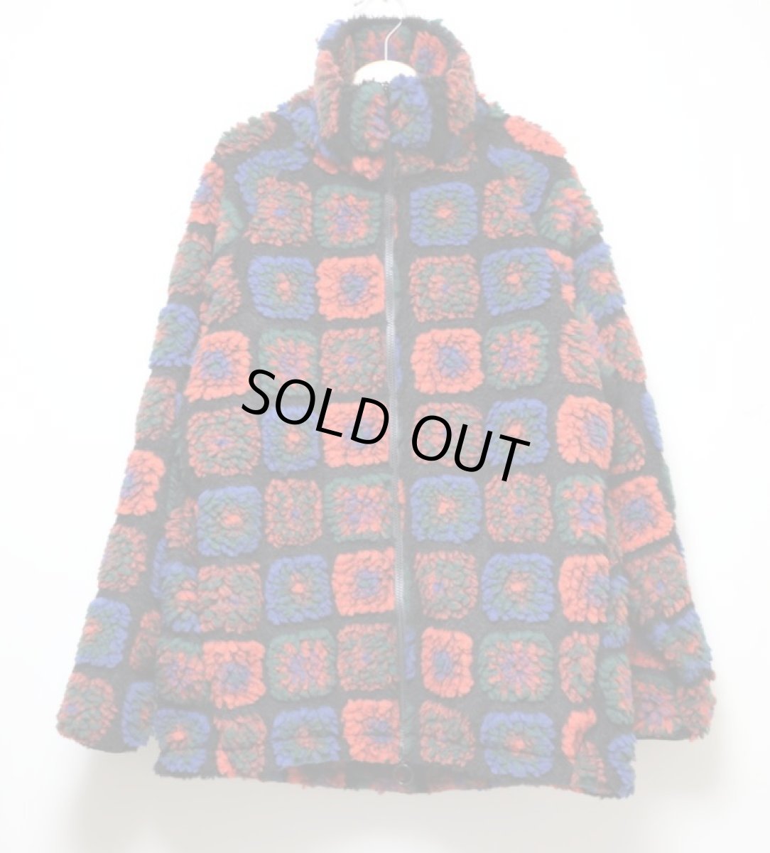 画像7: MOUNTEN. マウンテン 子供服 flower boa blouson【black】【110-140cm】 (7)