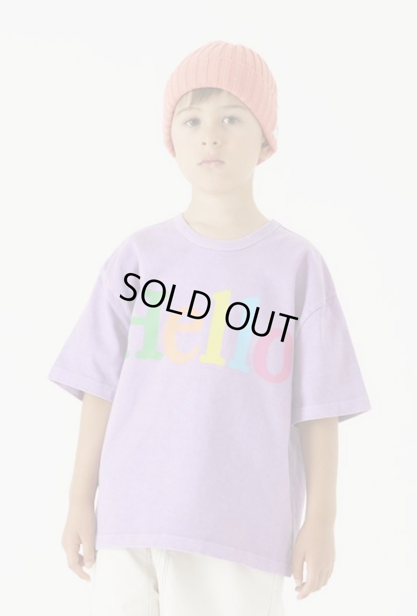 画像2: SMOOTHY スムージー USAコットンHELLO Tee【PURPLE】【90-160cm】 (2)