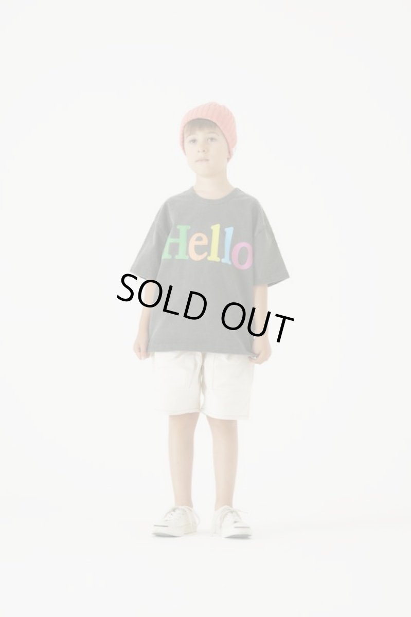 画像3: SMOOTHY スムージー USAコットンHELLO Tee【BLACK】【90-160cm】 (3)