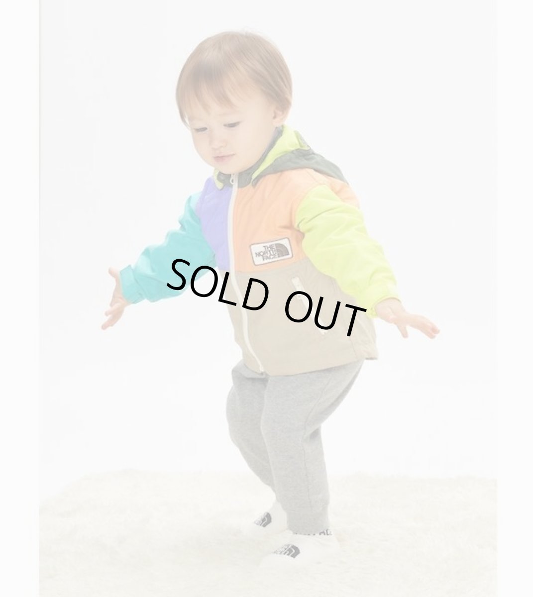 画像4: THE NORTH FACE ザ・ノース・フェイス B Grand Compact Jacket ベビー グランドコンパクトジャケット  マルチカラー5(MF) 80cm 90cm NPB72312 (4)