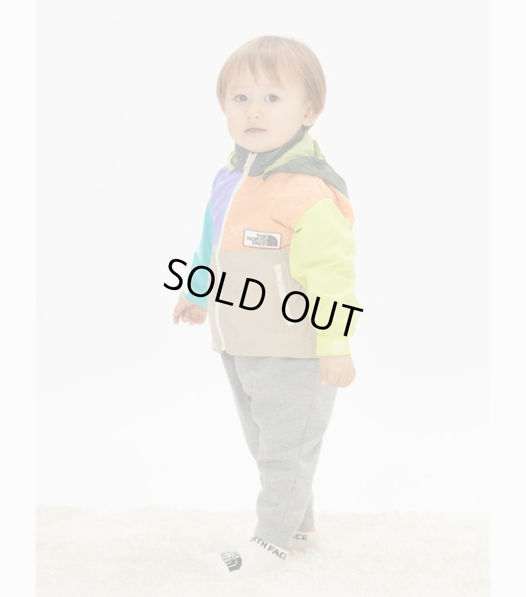 画像3: THE NORTH FACE ザ・ノース・フェイス B Grand Compact Jacket ベビー グランドコンパクトジャケット  マルチカラー5(MF) 80cm 90cm NPB72312 (3)