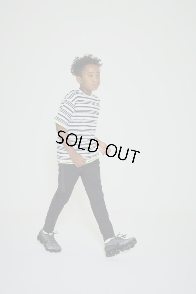 画像4: RE/SP アールイーエスピー RESP BORDER TEE White/Black 130cm 140cm 150cm 160cm 15RSCS-02 (4)