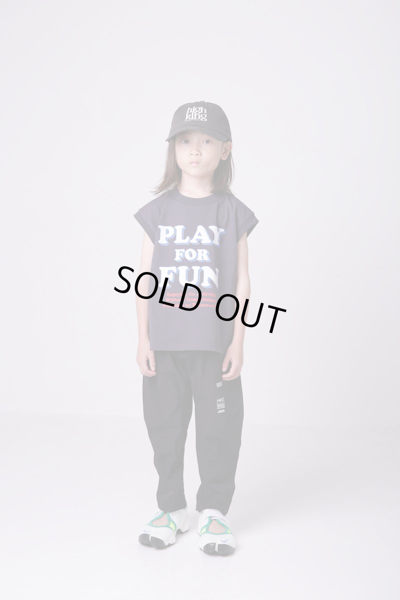 画像2: SALE30%OFF HIGHKING ハイキング comfy pants black 100cm 110cm 120cm (2)