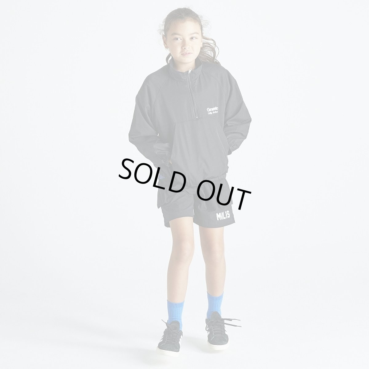 画像2: GENERATOR ジェネレーター ナイロンアノラック BK/ブラック 110cm 120cm 130cm 140cm 150cm 160cm (2)