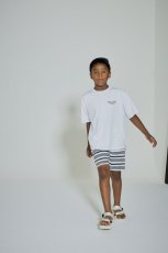 画像2: RE/SP アールイーエスピー RESP BORDER SHORTS White/Black 130cm 140cm 150cm 160cm 15RSPT-03 (2)