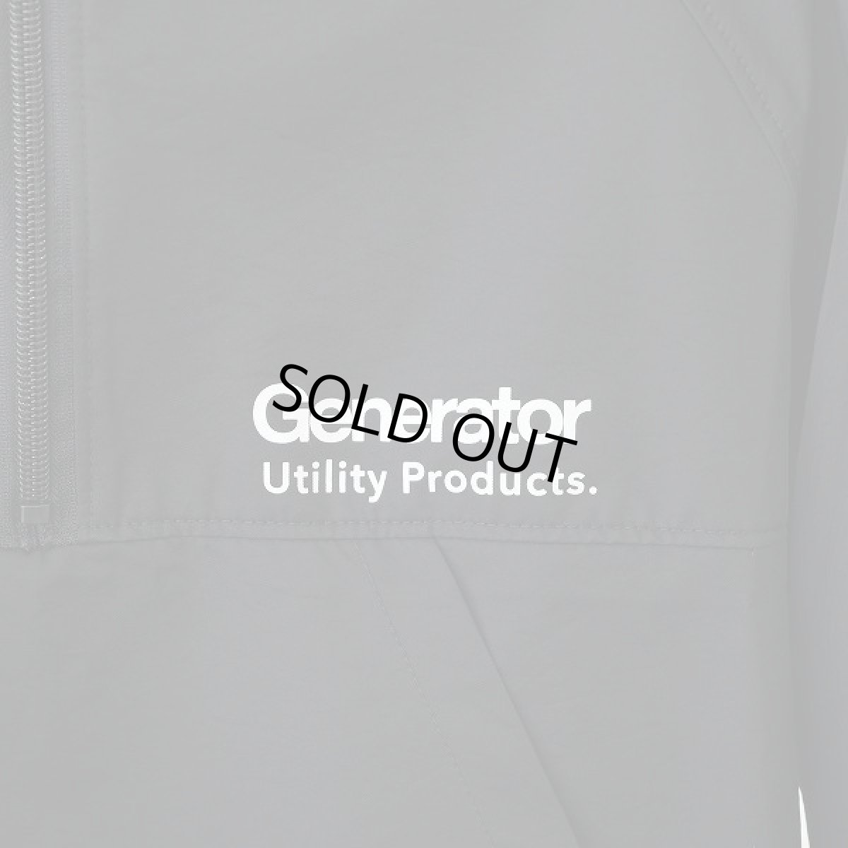 画像5: GENERATOR ジェネレーター ナイロンアノラック BK/ブラック 110cm 120cm 130cm 140cm 150cm 160cm (5)