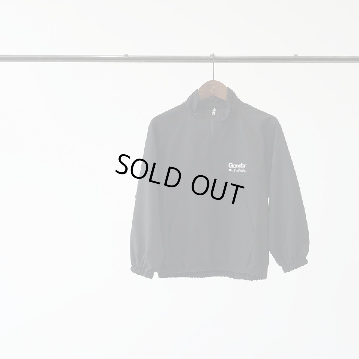 画像3: GENERATOR ジェネレーター ナイロンアノラック BK/ブラック 110cm 120cm 130cm 140cm 150cm 160cm (3)