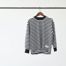 画像4: GENERATOR ジェネレーター ボーダー L/S Tシャツ BK/ブラック 110cm 120cm 130cm 140cm 150cm 160cm (4)