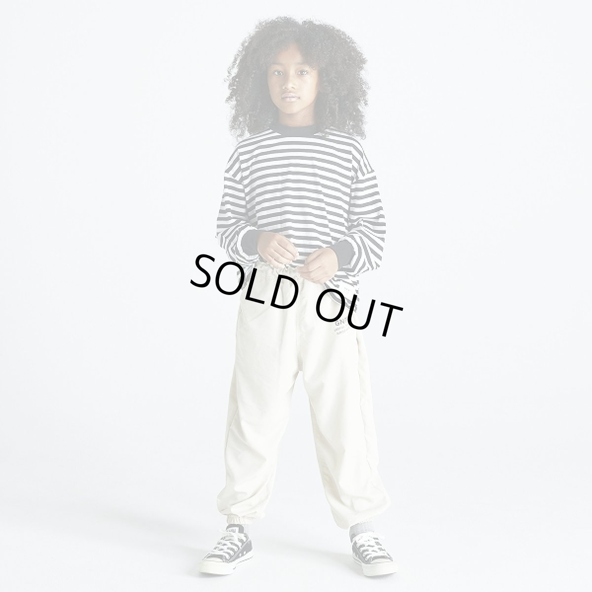 画像2: GENERATOR ジェネレーター ボーダー L/S Tシャツ BK/ブラック 110cm 120cm 130cm 140cm 150cm 160cm (2)