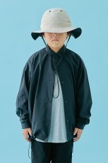 画像1: MOUN TEN./MOUNTEN/マウンテン/キッズ/ジュニア/子供服 light shirt blouson black 110cm 125cm 140cm (1)