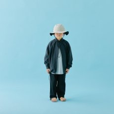 画像2: MOUN TEN./MOUNTEN/マウンテン/キッズ/ジュニア/子供服 light shirt blouson black 110cm 125cm 140cm (2)