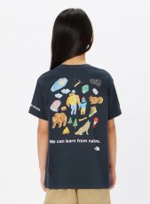 画像4: THE NORTH FACE ザ・ノース・フェイス S/S KNS Tee キッズ ショートスリーブキッズネイチャースクールティー アーバンネイビー(UN) 100cm 110cm 120cm 130cm 140cm 150cm NTJ32431 (4)