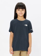 画像2: THE NORTH FACE ザ・ノース・フェイス S/S KNS Tee キッズ ショートスリーブキッズネイチャースクールティー アーバンネイビー(UN) 100cm 110cm 120cm 130cm 140cm 150cm NTJ32431 (2)