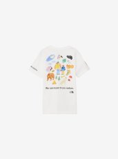 画像1: THE NORTH FACE ザ・ノース・フェイス S/S KNS Tee キッズ ショートスリーブキッズネイチャースクールティー ホワイト(W) 100cm 110cm 120cm 130cm 140cm 150cm NTJ32431 (1)