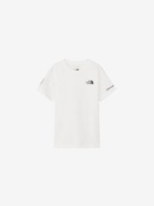 画像2: THE NORTH FACE ザ・ノース・フェイス S/S KNS Tee キッズ ショートスリーブキッズネイチャースクールティー ホワイト(W) 100cm 110cm 120cm 130cm 140cm 150cm NTJ32431 (2)