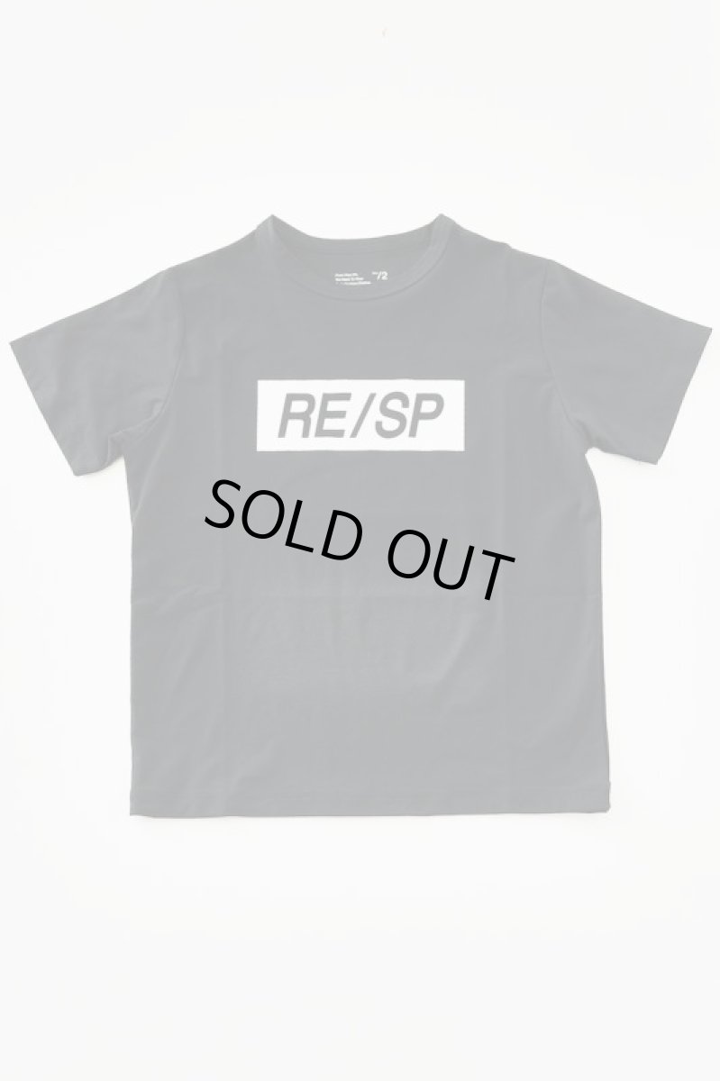 画像2: RE/SP アールイーエスピー BOX TEE BLACK 130cm-160cm  (2)
