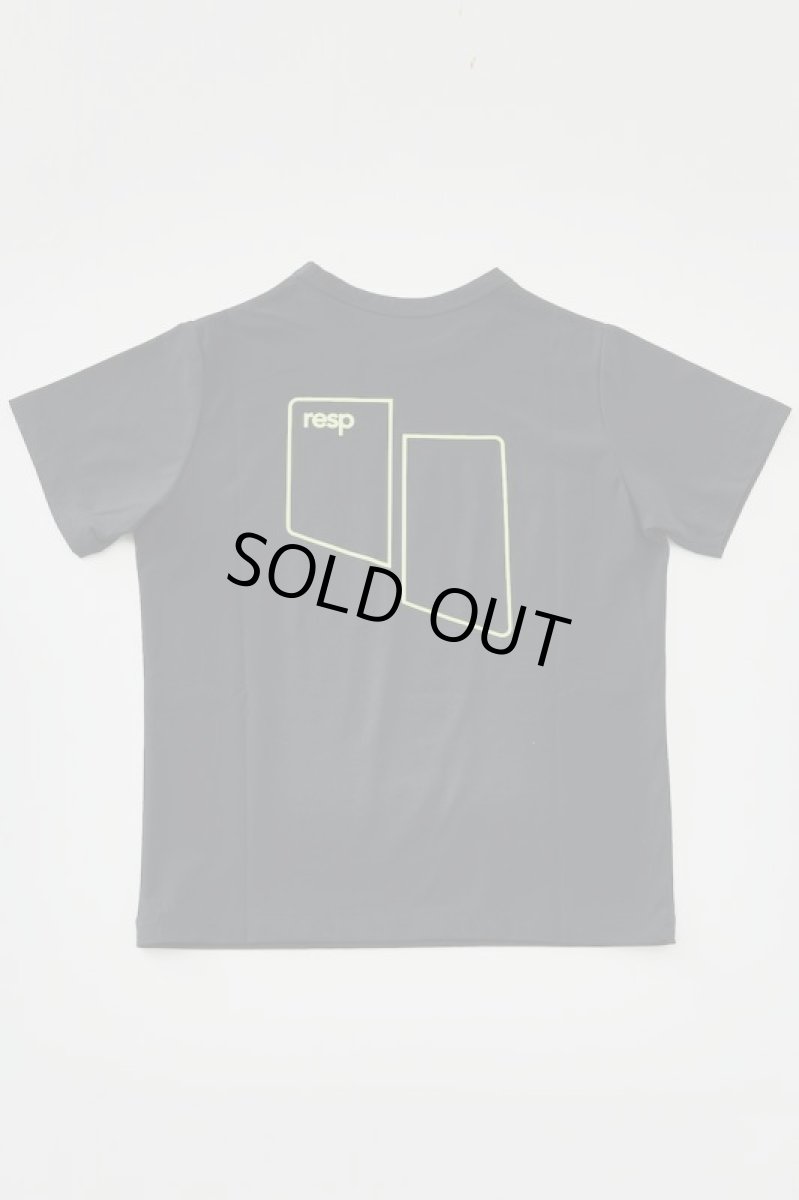 画像5: RE/SP アールイーエスピー RESP WORKOUT TEE BLACK 130cm 140cm 150cm 160cm  (5)
