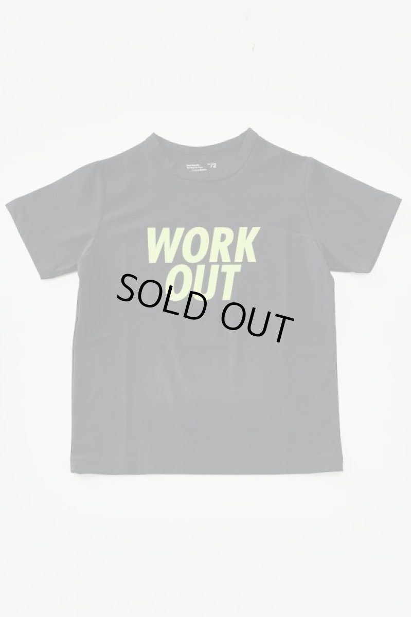 画像4: RE/SP アールイーエスピー RESP WORKOUT TEE BLACK 130cm 140cm 150cm 160cm  (4)