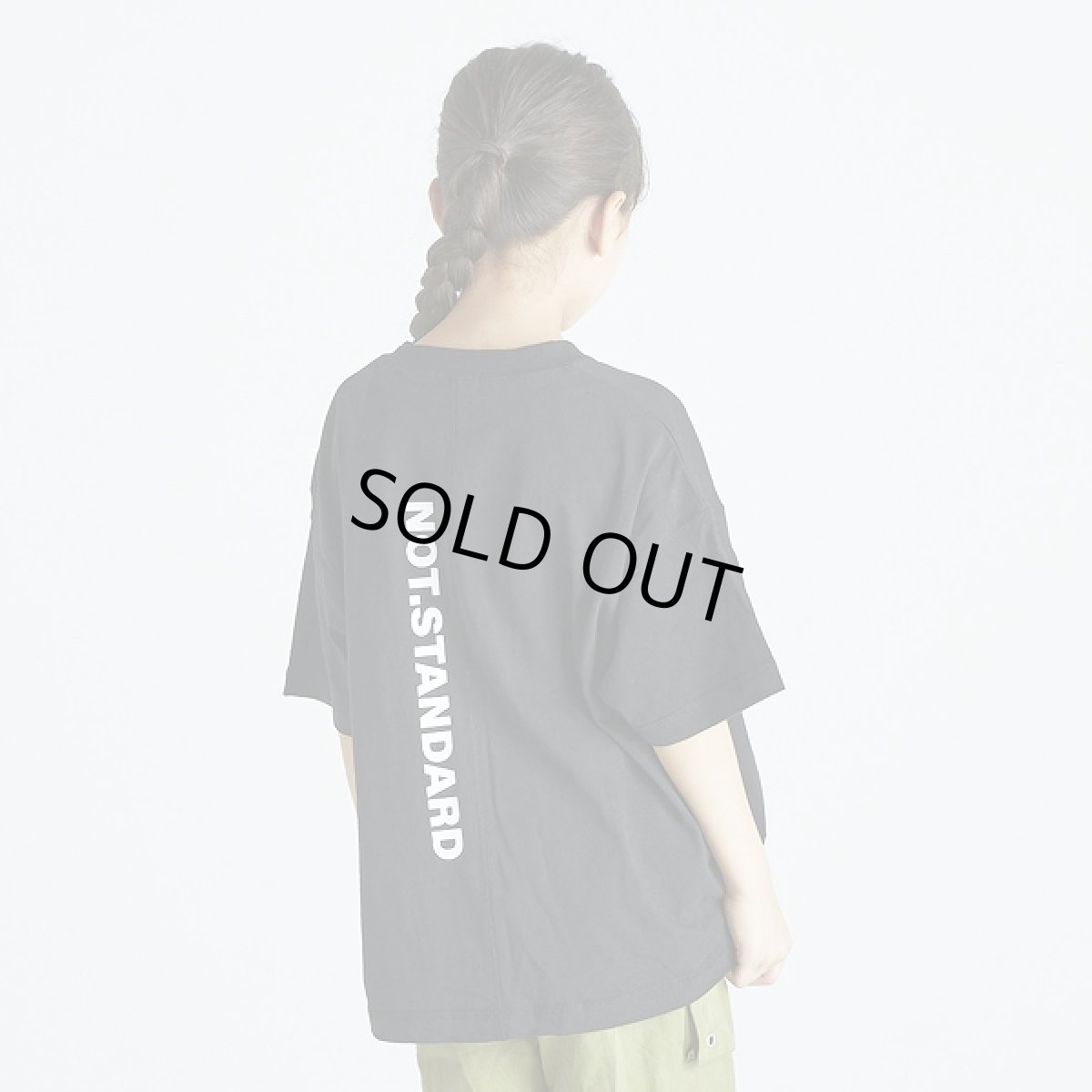 画像2: GENERATOR ジェネレーター フロント切り替えTシャツ BK/ブラック 110cm 120cm 130cm 140cm 150cm 160cm (2)