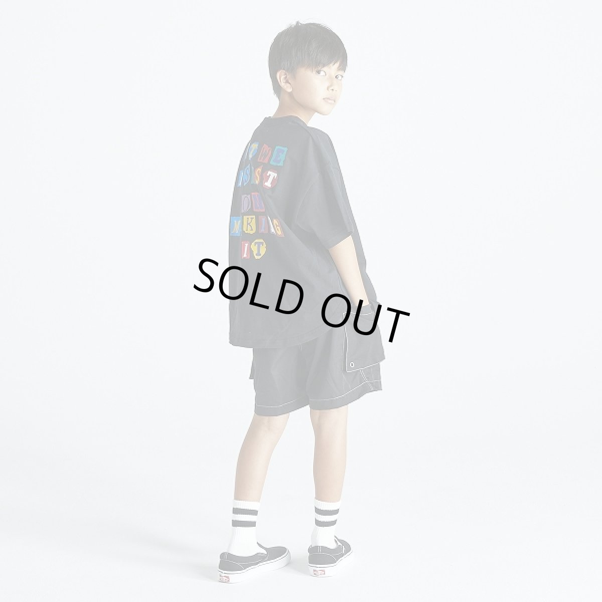 画像3: GENERATOR ジェネレーター LIFE IS SIMPLE Tシャツ BK/ブラック 110cm 120cm 130cm 140cm 150cm 160cm (3)