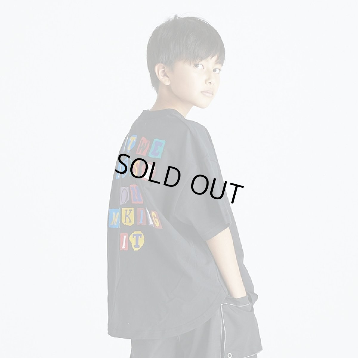 画像1: GENERATOR ジェネレーター LIFE IS SIMPLE Tシャツ BK/ブラック 110cm 120cm 130cm 140cm 150cm 160cm (1)