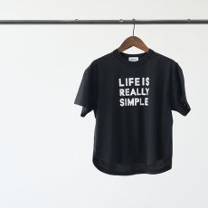 画像6: GENERATOR ジェネレーター LIFE IS SIMPLE Tシャツ BK/ブラック 110cm 120cm 130cm 140cm 150cm 160cm (6)