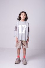 画像2: HIGHKING ハイキング league 3/4sleeve gray 130cm 140cm 150cm 160cm (2)
