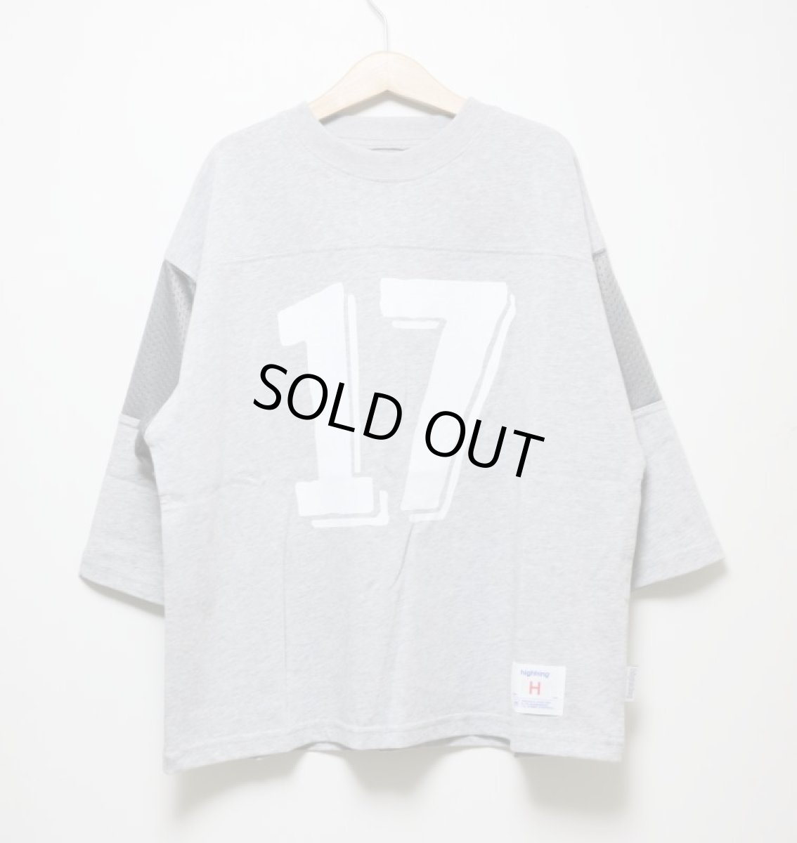 画像5: HIGHKING ハイキング league 3/4sleeve gray 100cm 110cm 120cm (5)