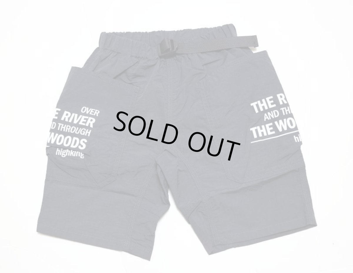 画像3: HIGHKING ハイキング seek shorts black 130cm 140cm 150cm 160cm (3)
