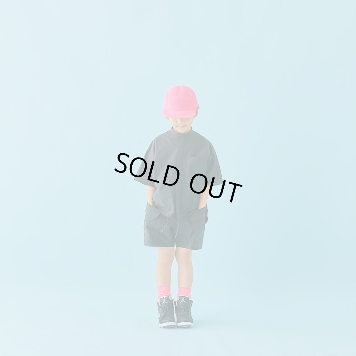 画像2: MOUN TEN. (マウンテン) stretch rip pocket shorts black (110cm〜140cm) (2)