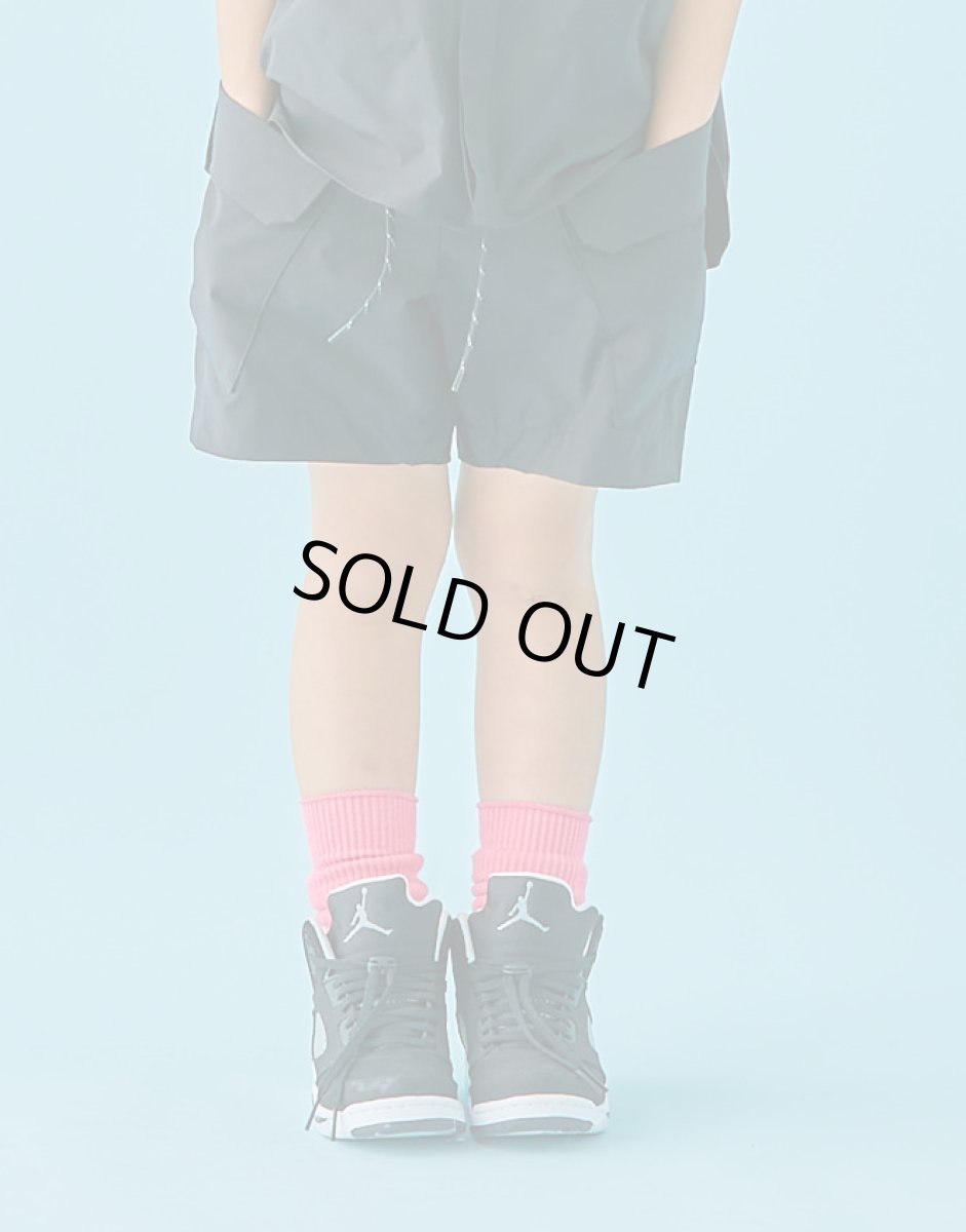 画像1: MOUN TEN. (マウンテン) stretch rip pocket shorts black (110cm〜140cm) (1)