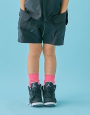 画像1: MOUN TEN. (マウンテン) stretch rip pocket shorts black (110cm〜140cm) (1)