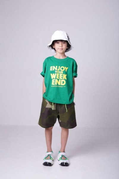 画像1: HIGHKING ハイキング hide shorts green 100cm 110cm 120cm
