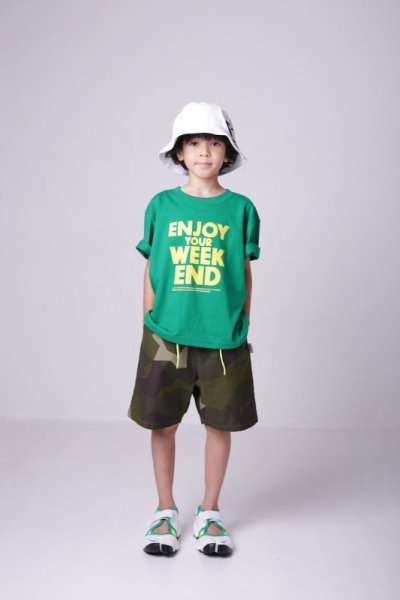 画像1: HIGHKING ハイキング hide shorts green 130cm 140cm 150cm 160cm