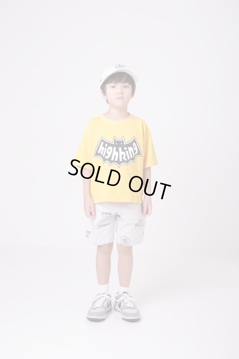 画像2: HIGHKING ハイキング bat short sleeve yellow 130cm 140cm 150cm 160cm (2)
