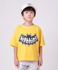 画像1: HIGHKING ハイキング bat short sleeve yellow 130cm 140cm 150cm 160cm (1)