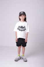 画像2: HIGHKING ハイキング bat short sleeve white 130cm 140cm 150cm 160cm (2)