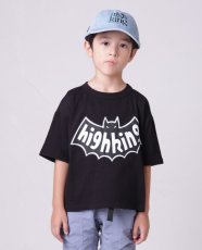 画像1: HIGHKING ハイキング bat short sleeve black 130cm 140cm 150cm 160cm (1)