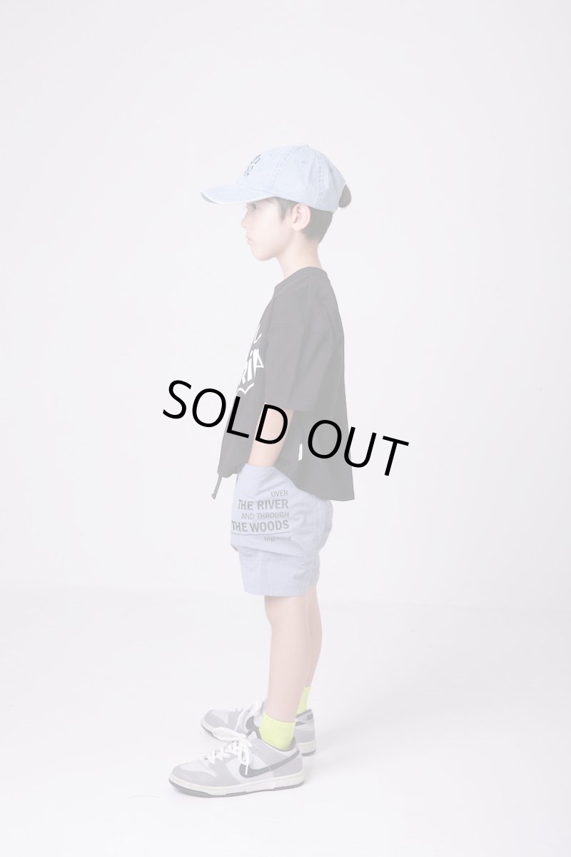 画像3: SALE30%OFF HIGHKING ハイキング bat short sleeve black 130cm 140cm 150cm 160cm (3)