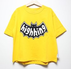 画像3: HIGHKING ハイキング bat short sleeve yellow 130cm 140cm 150cm 160cm (3)