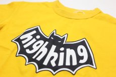 画像5: HIGHKING ハイキング bat short sleeve yellow 130cm 140cm 150cm 160cm (5)