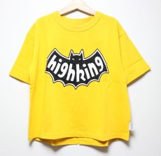 画像3: HIGHKING ハイキング bat short sleeve yellow 100cm 110cm 120cm (3)