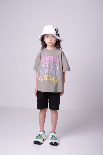 画像1: HIGHKING ハイキング funday short sleeve khaki 100cm 110cm 120cm